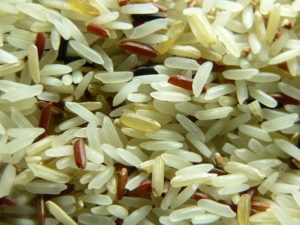 fiber in rice